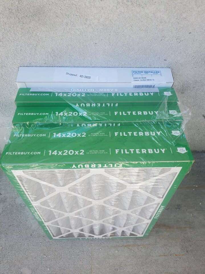 Furnace Filters 14x20x2, 14x14x2 , Each