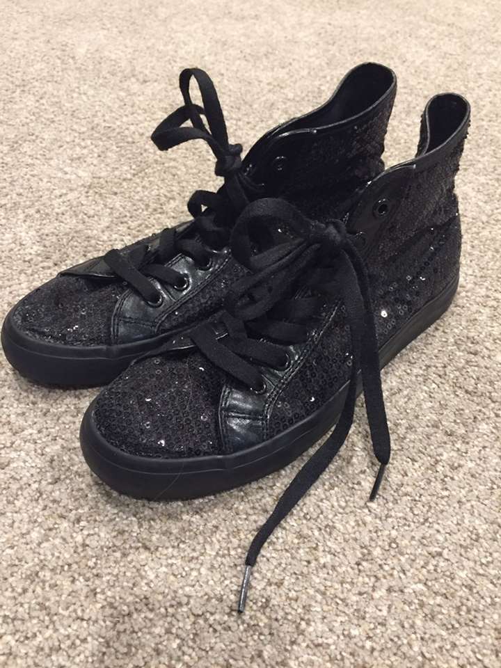 Black High Top Shoes