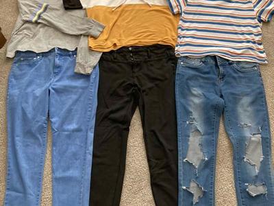 Jeans Pants & Shirts Lot