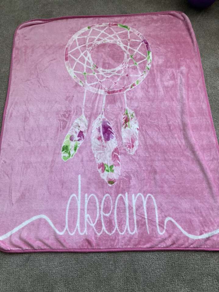 Pink Blanket Size 5.5’ X 4.5’