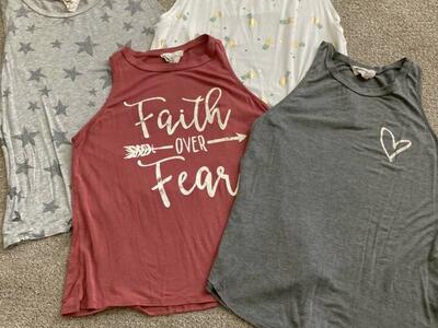 Four Tank Tops Size M