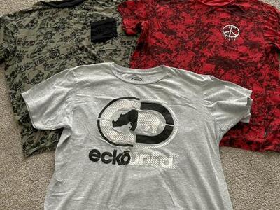 Three Size Large Shirts