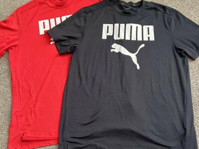 2 Puma Shirts Football Basketball Baseball Large