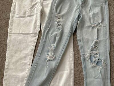 Two pairs Of Jeans Pants Size 6/8