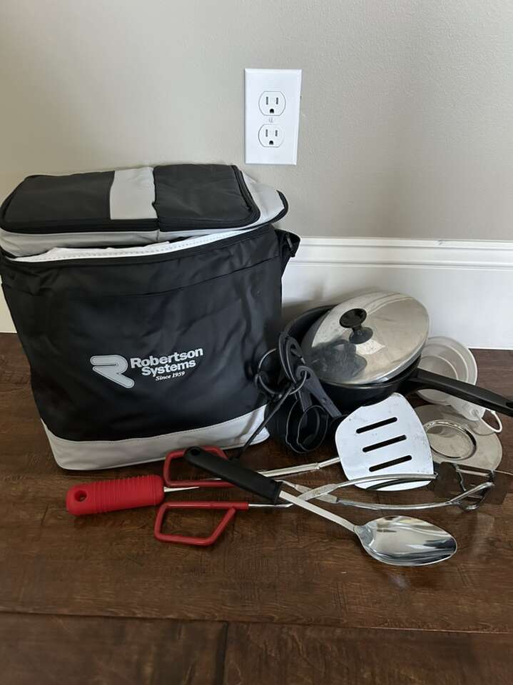 Camping Cooking Set Cooler