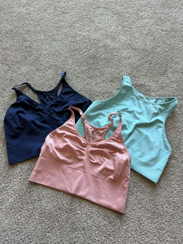 3 Sports Bras Size L
