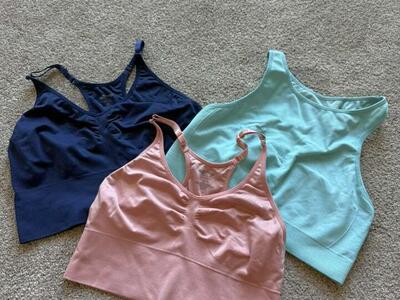 3 Sports Bras Size L