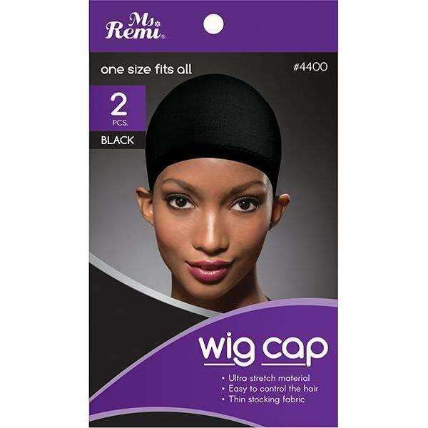Ms. Remi Wig Cap 48 Pc Black