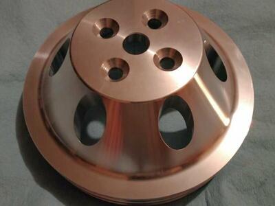 New Short Nose 2 groove Billet Aluminum water pump