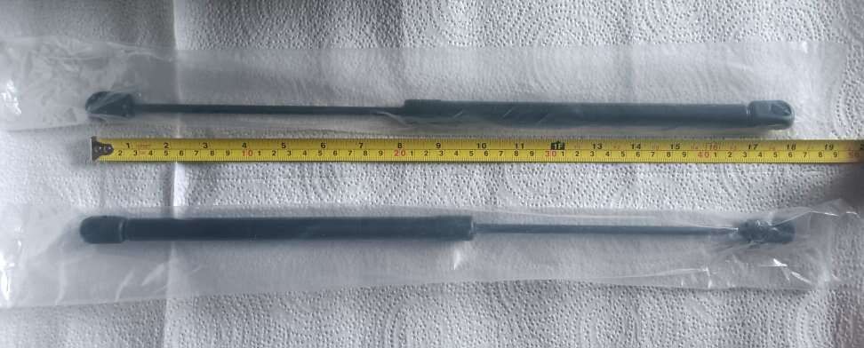 17" Camper Shell Gas Struts 26 LBS Universal