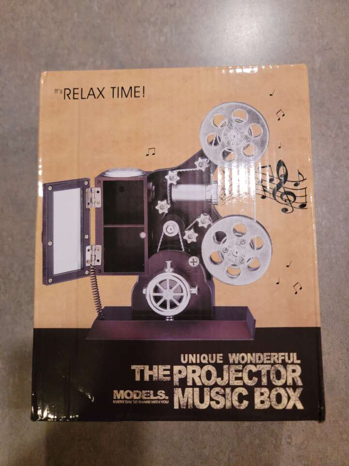 Nostalgic Old Projector Mini Music Box... NEW IN BOX