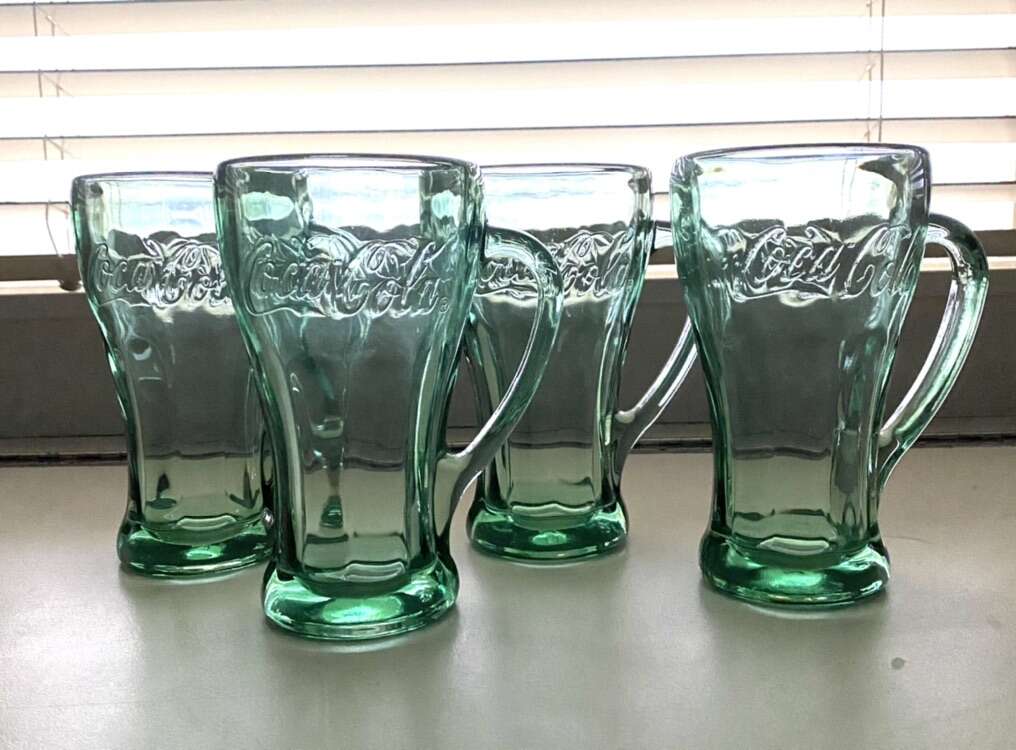 Vintage Coke Coca Cola Glasses