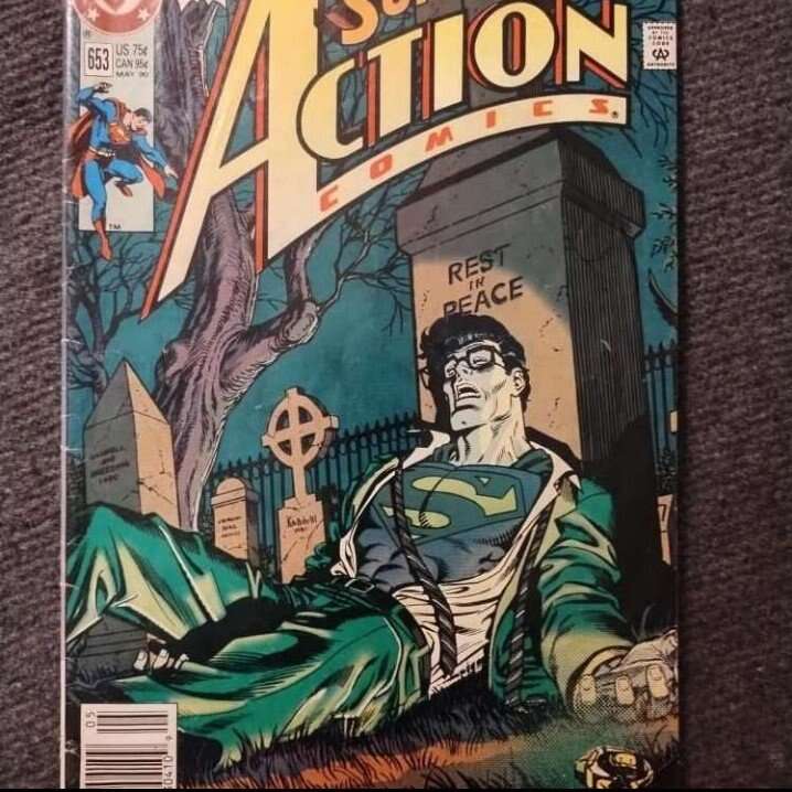 SuperMan In Action Rest In Peace Issue #653