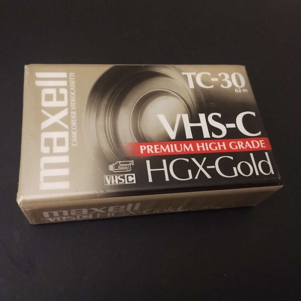 Maxell TC-30 VHS_C Premium High Grade Tape