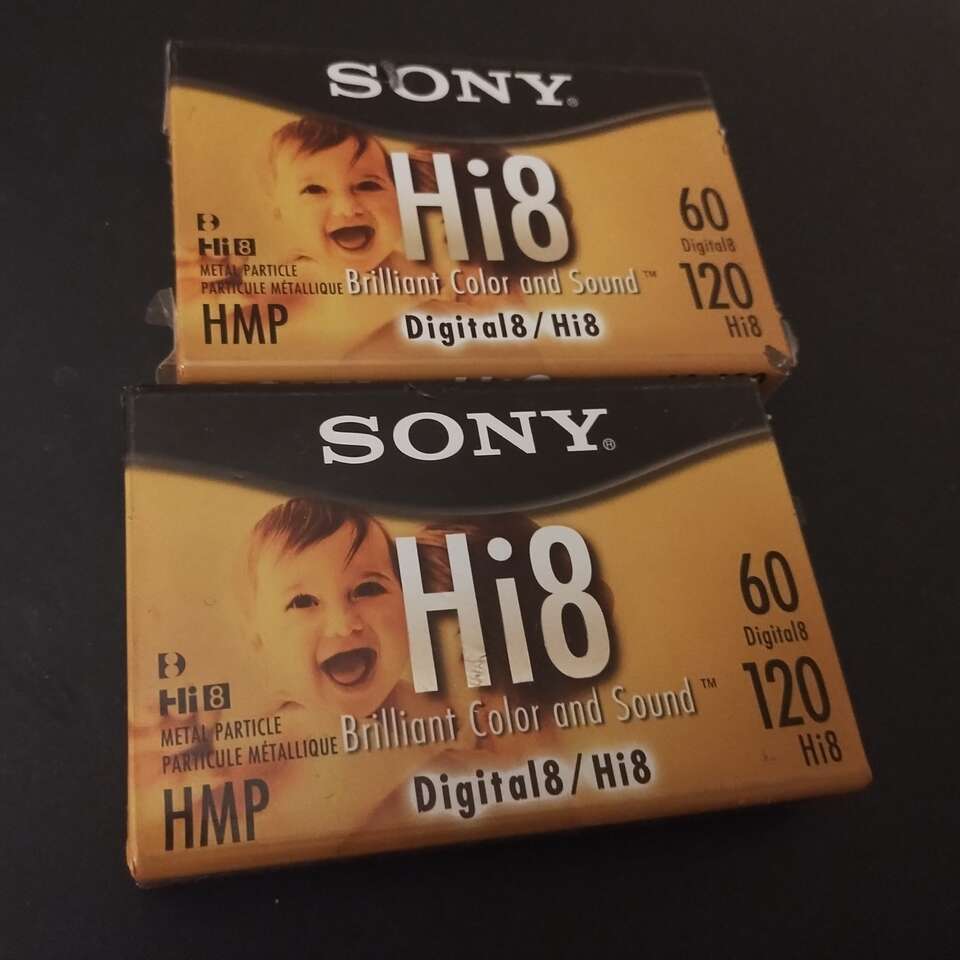 Sony Hi 8 Tapes (Two)