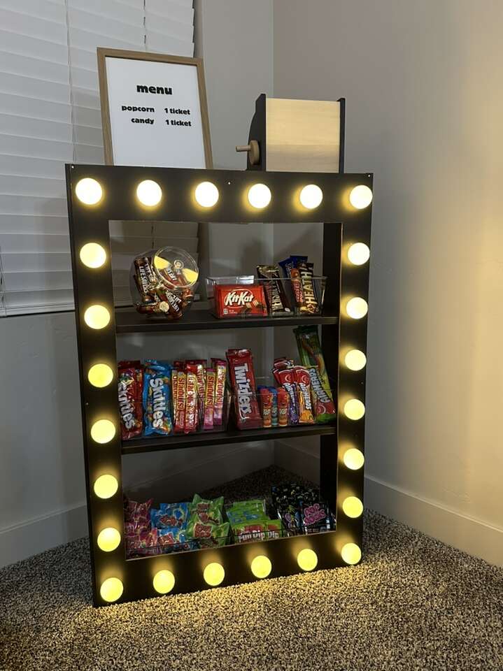 Light-up Movie Theater Style Concession Stand
