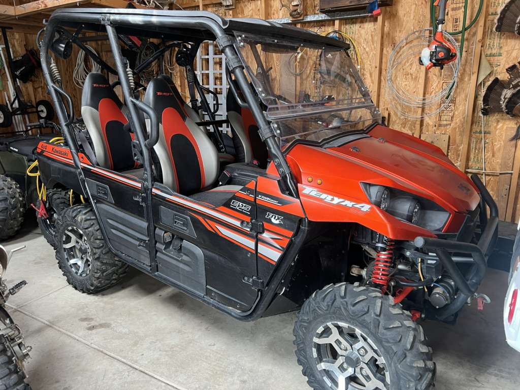Kawasaki TERYX 4, 4 Seat UTV For Rent