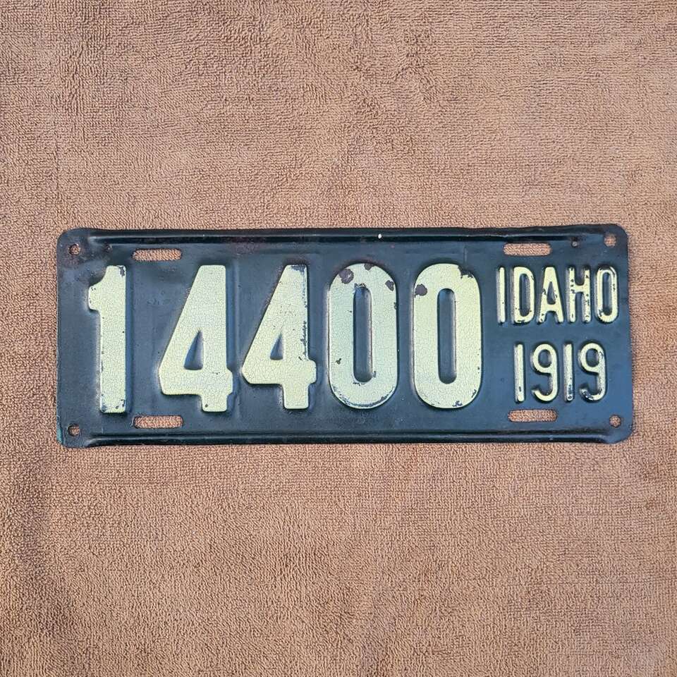 1919 Idaho license plate