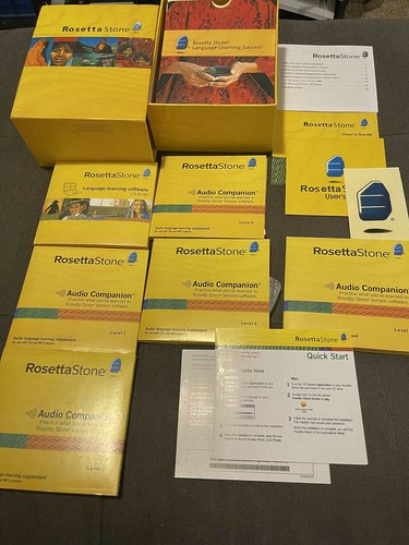 Rosetta Stone Italian level 1 5 Books and Media ksl