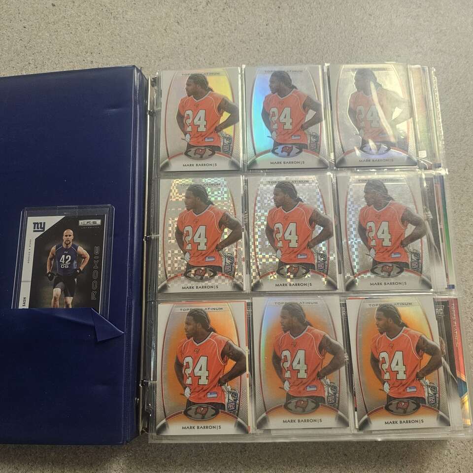 Over 490 football cards. Old and new