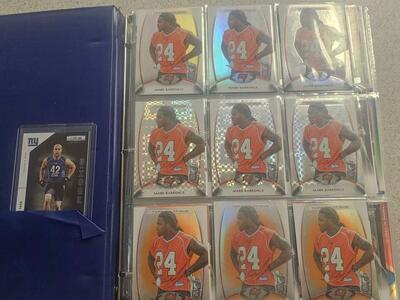 Over 490 football cards. Old and new