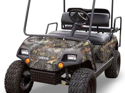 NEW: Mossy Oak Graphics Camouflage Golf Cart Wrap