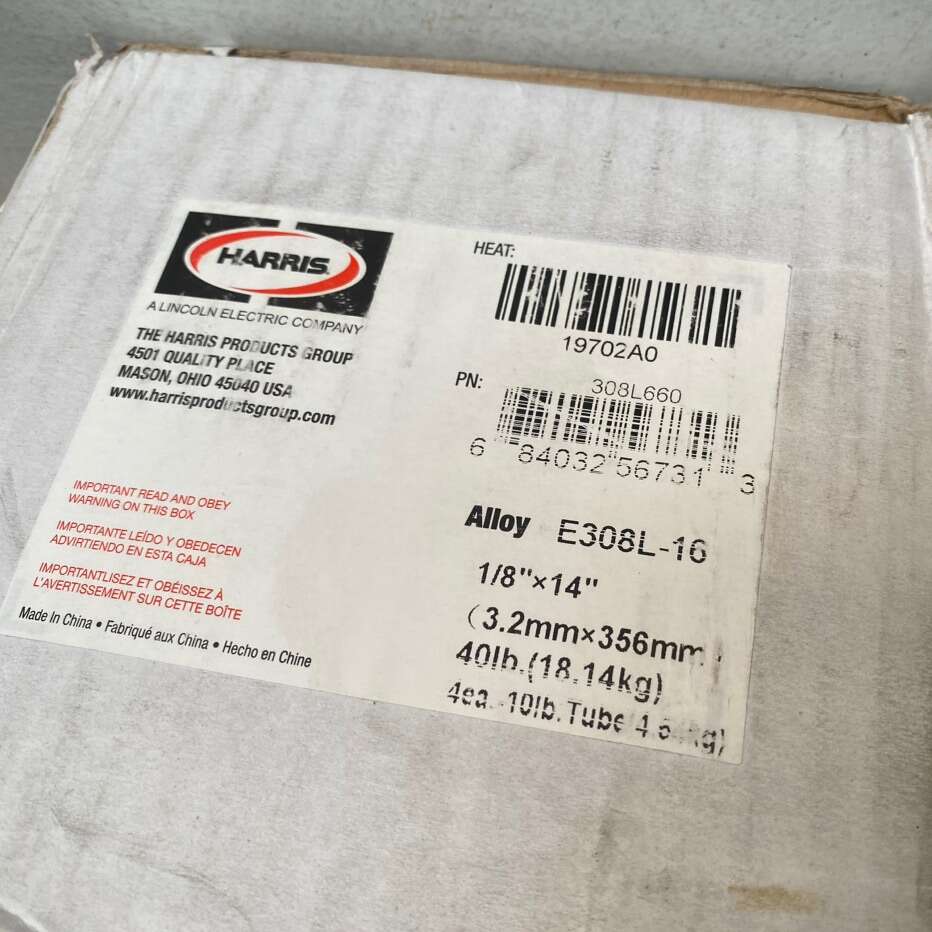 40 Lbs Harris 308L660 Stainless Steel Electrodes