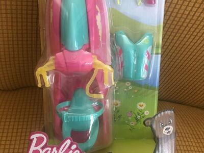 Barbie Mattel Camping Fun Jet Ski Accessory Set Pink / Teal