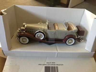 NATIONAL MOTOR MUSEUM 1932 CADILLAC SPORT PHAETON #10103 NM IN BOX