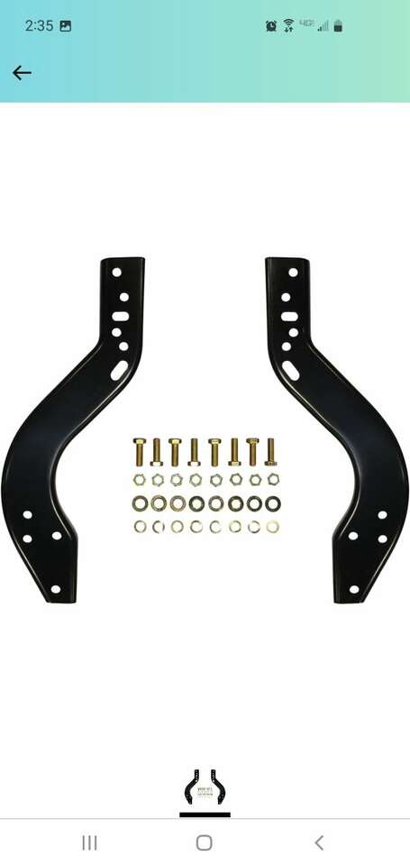 Ford Ranger Bumper mounting brackets