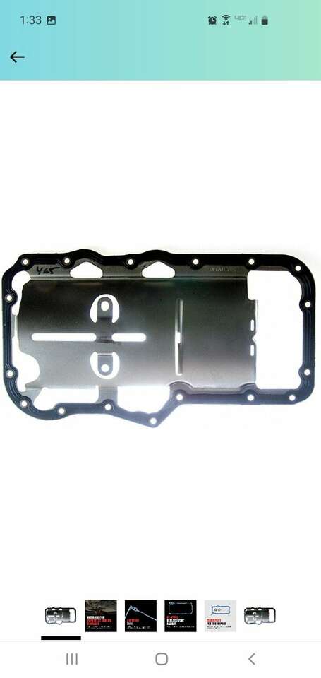 Oil pan gasket set for Chrysler 3.7L
