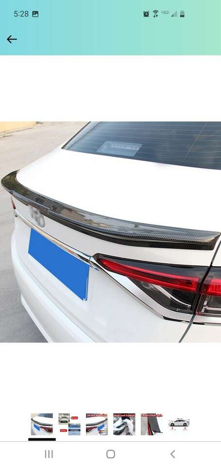 Rear Spoiler for Toyota Corolla