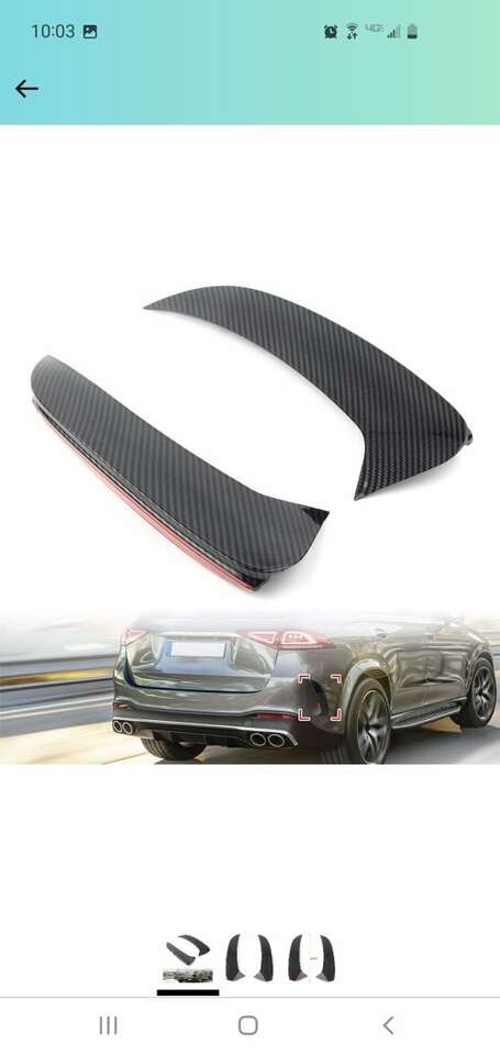 Rear Bumper Air Outlet Vent Cover for Mercedes Ben