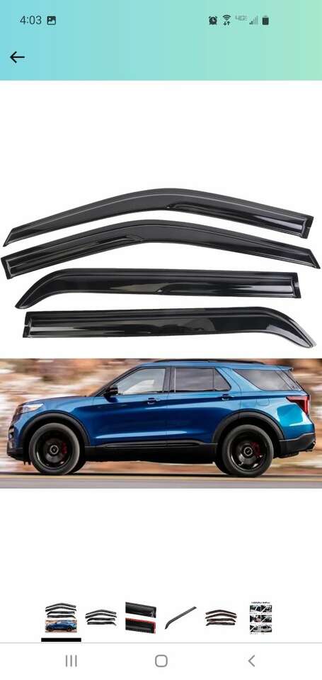 Window Visors for 2011-2019 Explorer