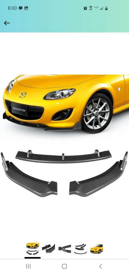 Front Bumper Lip for 2009-2013 Mazda Miata MX-5