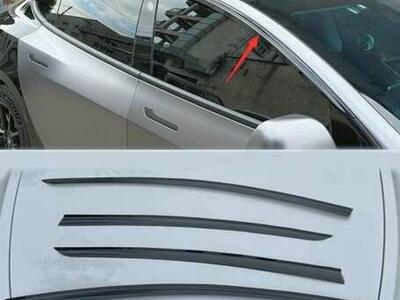 Side Window Deflectors For 2017-2023 Tesla Model 3