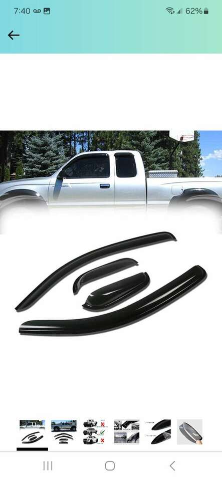 Window Visors for 1995-2004 Toyota Tacoma