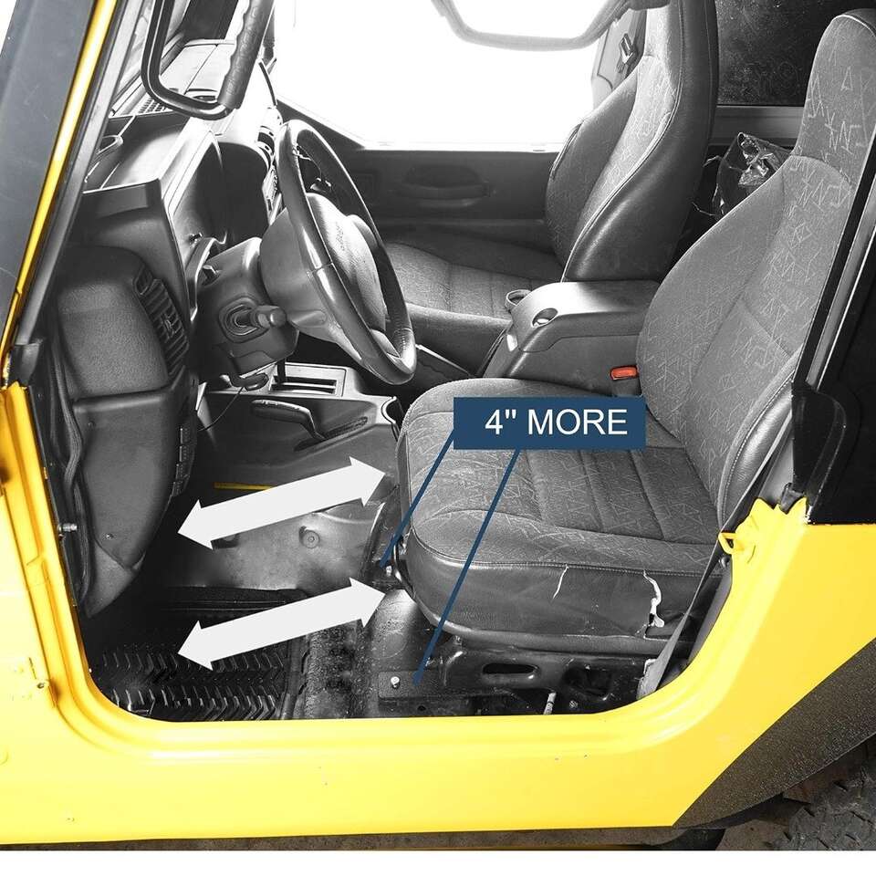 TJ Seat Adapter Brackets