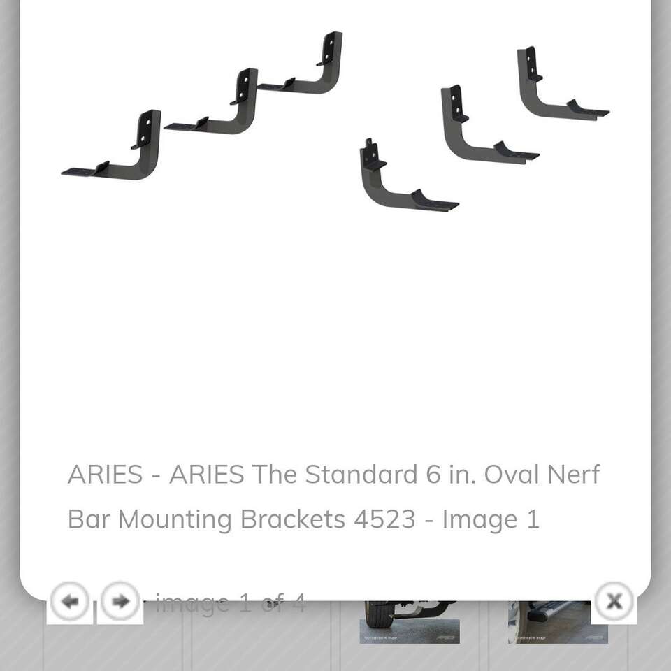 Nerf Bar Mounting Brackets for RAM 1500 2500 3500