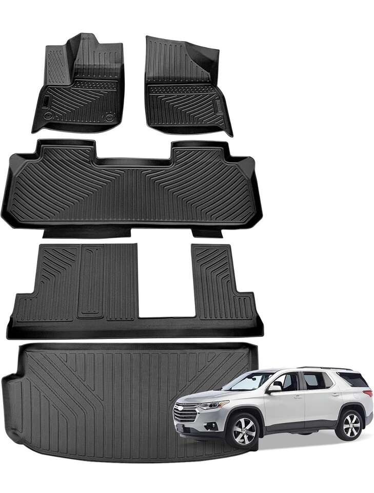 Chevrolet Traverse 8 Seater Floor & Cargo Mats