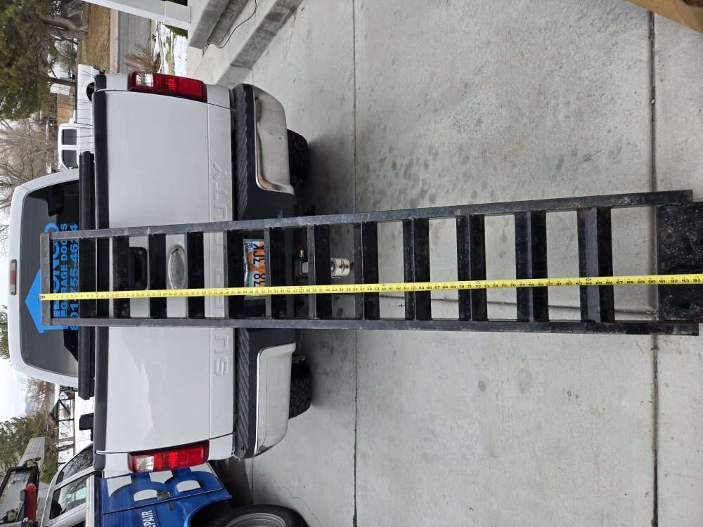 ramp for dump trailer 8'x16" 8k ramp