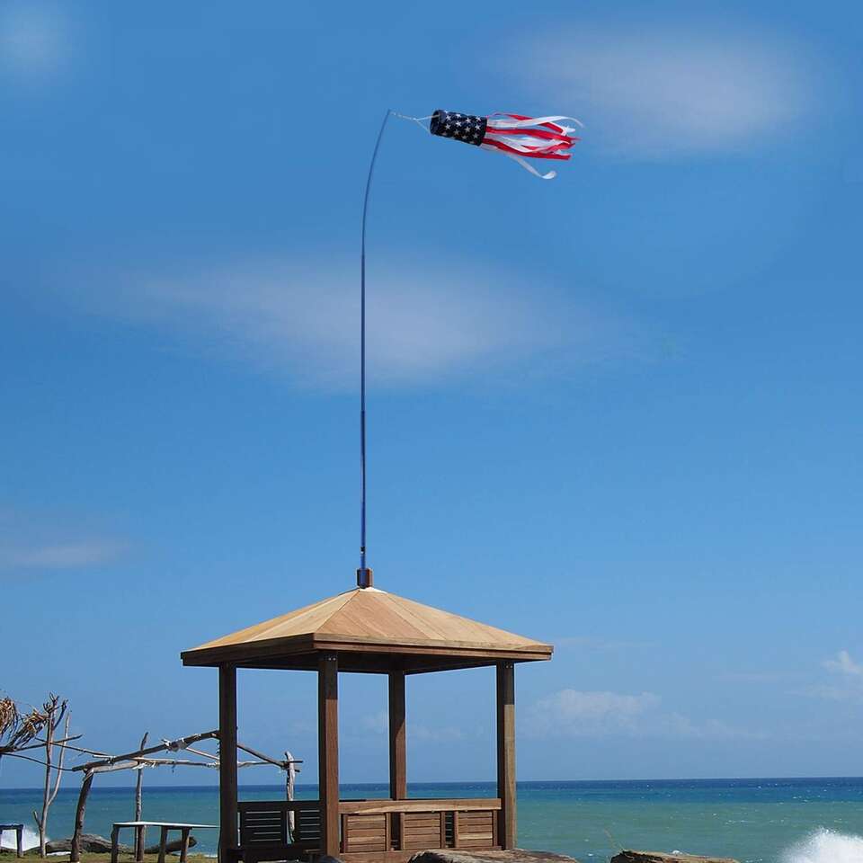 Flagpole -10Ft Durable (Blue)