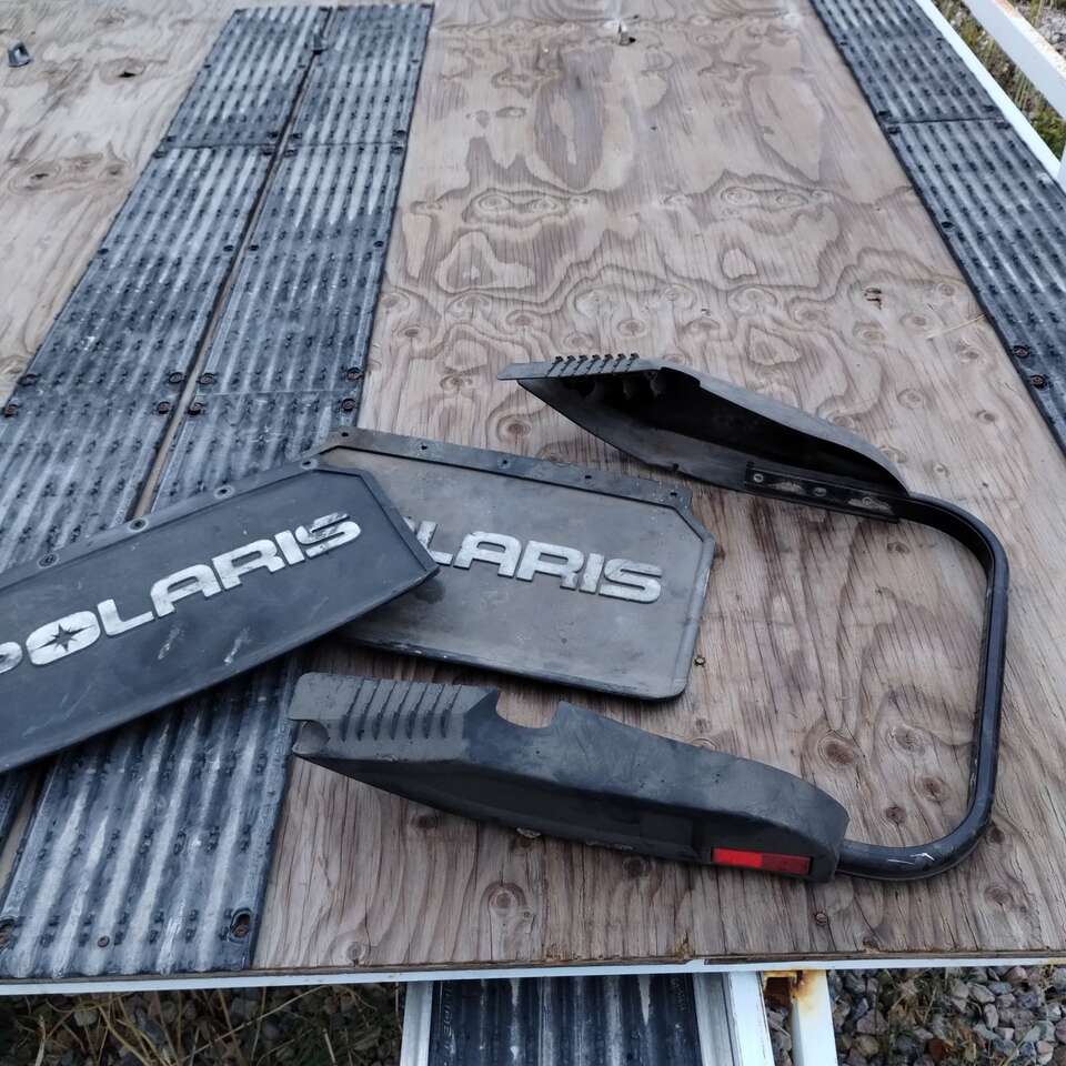 2000-01 polaris rear bumper and snow flaps
