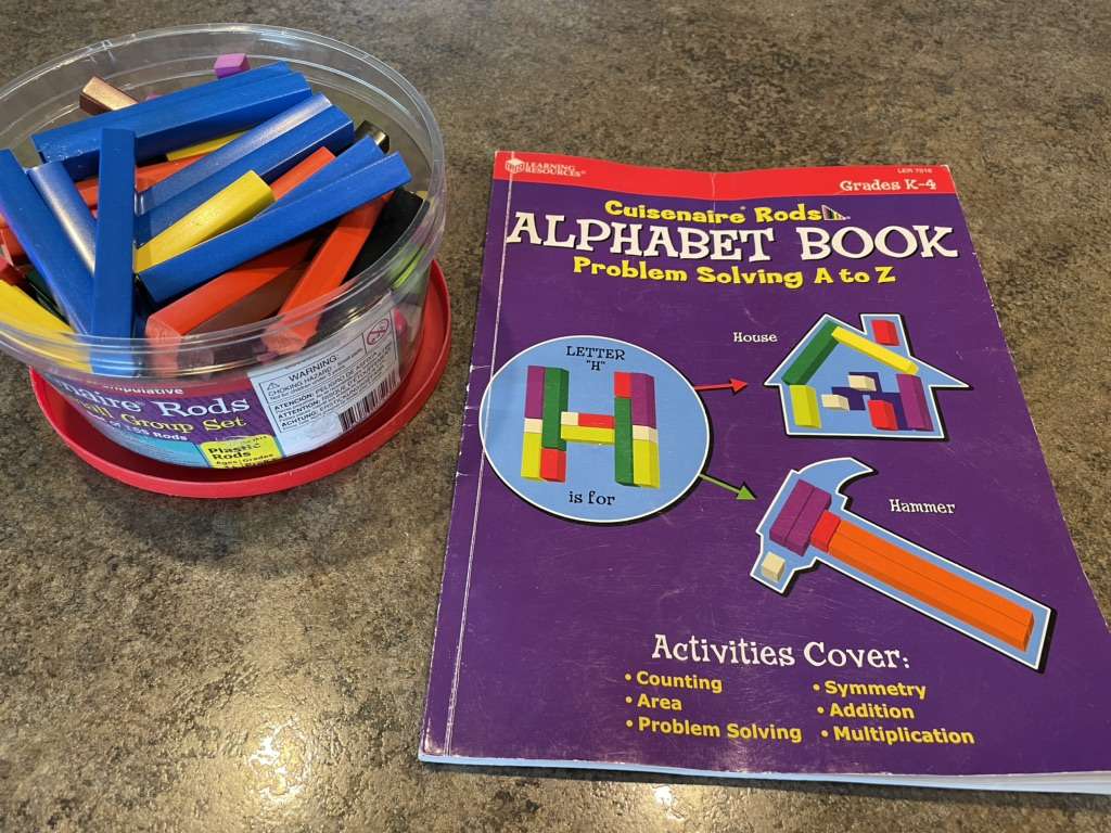Cuisenaire Rods Alphabet Book And Rods Grades K-4