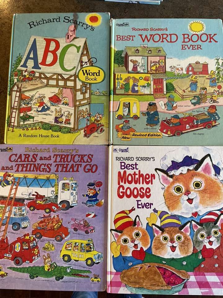 Richard Scarry’s Mother Goose ABC Word Hard Books