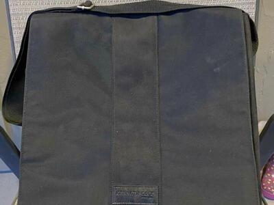 Kenneth Cole Laptop Canvas Leather Computer Bag