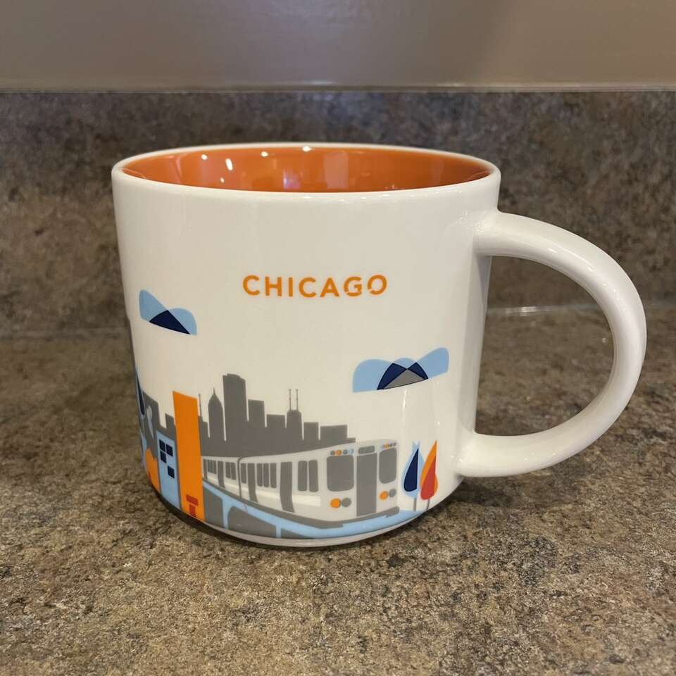 Starbucks Your Are Here Wisconsin Chicago Mugs