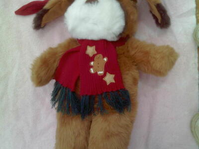 stuffed toy dog