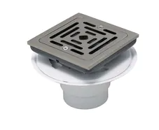PROFLO PF607 Series Plastic Shower Drain 4-1/2" for 2-3" PVC