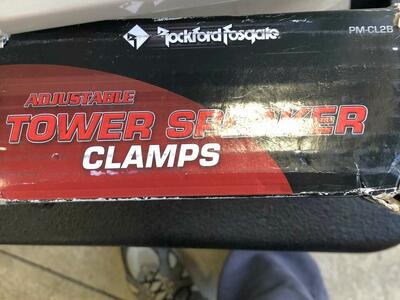 Rockford Fosgate adjustable tower speaker clamps